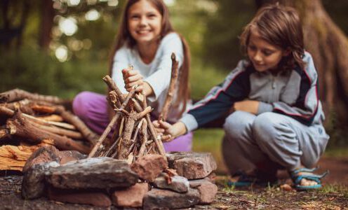 Feuer und Flamme – Lagerfeuer für Kinder